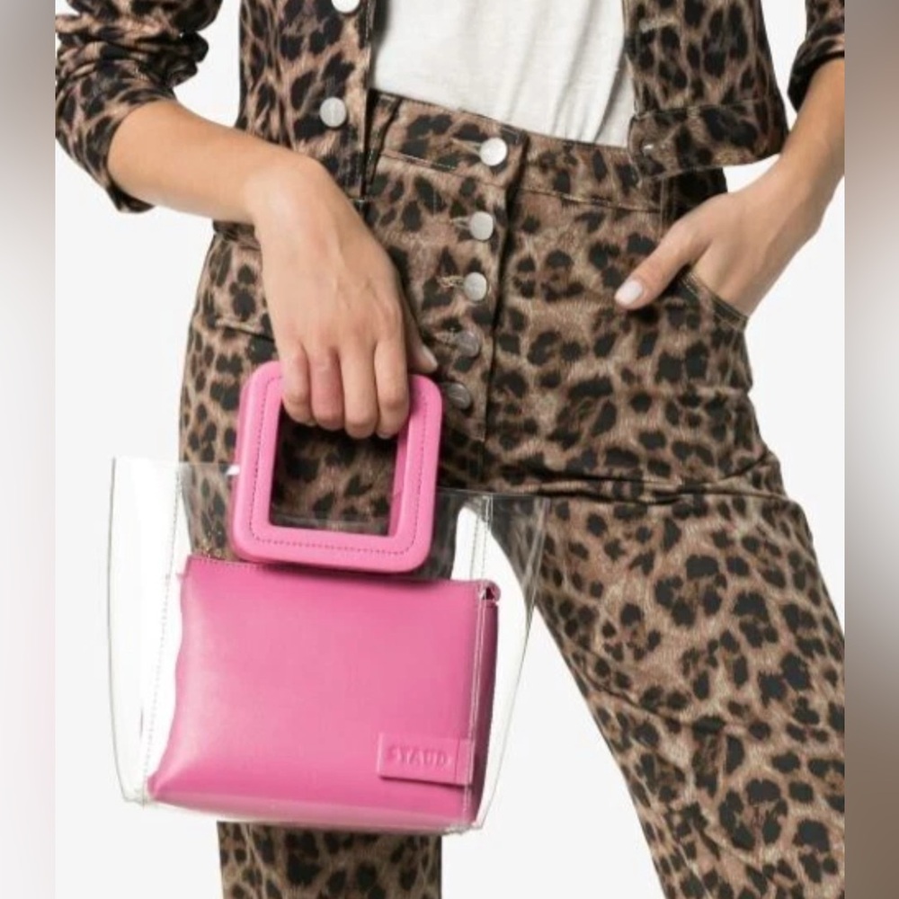 STAUD Mini Shirley Bag Pink